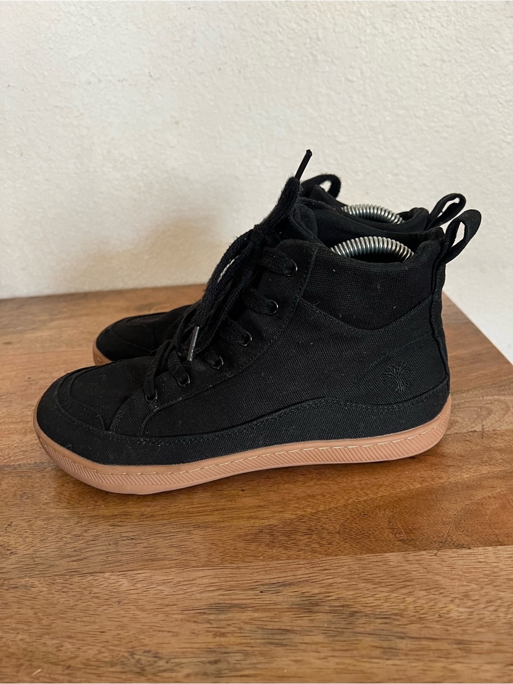 Rutsu Original Barefoot Sneakers High Black & Gum Size 8W - Picture 5 of 14